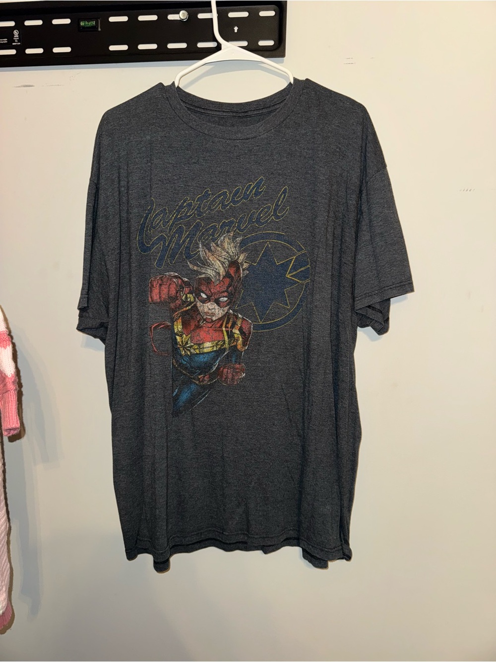 Captain Marvel Graphic Tee - Dark Gray